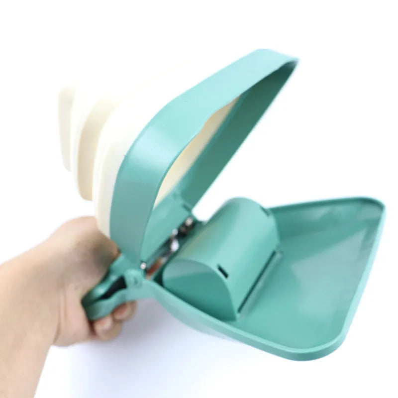 Foldable Dog Pooper Scooper with Biodegradable Bags for Efficient Waste Cleanup