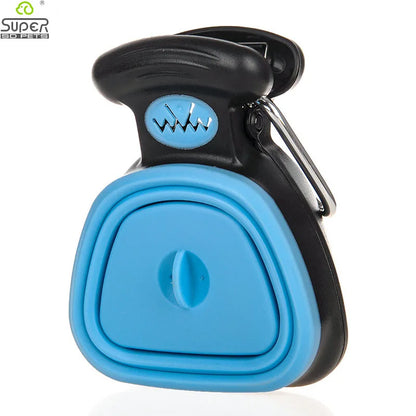 Foldable Dog Pooper Scooper with Biodegradable Bags for Efficient Waste Cleanup
