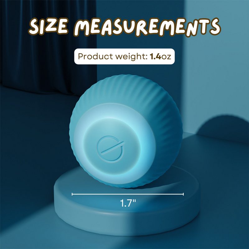 Automatic Rolling Cat Toy with Faux Tail